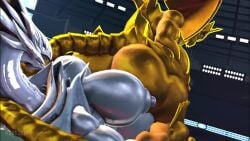 3d_(artwork) 3d_animation anal anal_sex animated anthro ass balls biceps big_breasts big_butt big_penis blue-eyes_white_dragon blue_eyes breasts bubble_butt claws cowgirl_position curvy_figure digital_media_(artwork) dominant dominant_intersex dragon duel_monster duo erection european_mythology feathered_wings feathers from_front_position genitals gynomorph gynomorph/gynomorph intersex intersex/intersex konami muscular muscular_intersex muscular_thighs mythological_creature mythological_scalie mythology nipples no_sound nude on_bottom on_top open_mouth penetration penile penis power_bottom rayhuma rear_view red_eyes scalie sex short_playtime source_filmmaker_(artwork) tagme tail tail_wrapped teeth the_winged_dragon_of_ra thick_thighs triceps video video voluptuous western_dragon white_body wide_hips wings yellow_body yu-gi-oh!