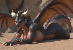 nergigante from monster hunter by anthroguy