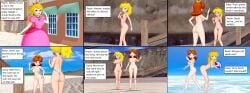 2girls ass breasts female hintonphotos mario_(series) nude princess_daisy princess_peach pussy tagme