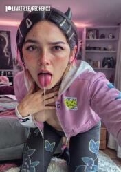 ahe_gao ahegao_face ai_assisted ai_generated clove_(valorant) redhenxx tagme tongue_out valorant video