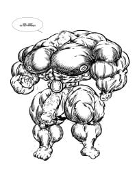 anthro forced forced_growth genitals growth hi_res hyper male muscular penis setrak solo