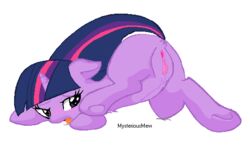 blush equine friendship_is_magic horn horse mammal my_little_pony mysterious_mew open_mouth pony presenting presenting_pussy purple_eyes pussy twilight_sparkle_(mlp) unicorn