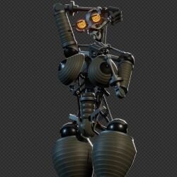 atumalaca_3d breasts endoskeleton female_focus female_only five_nights_at_freddy's five_nights_at_freddy's:_secret_of_the_mimic fleshlight orange_eyes pussy robot sexy_pose solo solo_female tagme the_mimic_(fnaf) thick_thighs