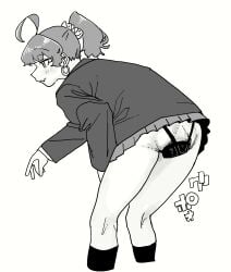 1girls akane_(mattsuu) akane_(まっつー) anal anal_training anus buttplug buttplug_under_panties choker destroyed_anus earrings exhibitionism female female_only grey_hair huge_anus huge_buttplug ijnacrj japanese_text mattsuu ruined_anus sex_toy solo stretched_anus tagme thong thong_over_buttplug translation_request wrecked_ass まっつー