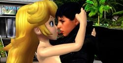 3d crossover dc dc_comics eastern_and_western_character faora_hu-ul man_of_steel mario_(series) nintendo princess_peach residentlover2 superman_(series) xnalara