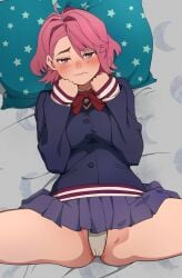animanghayodraw character_request copyright_request panties school_uniform schoolgirl_uniform tagme