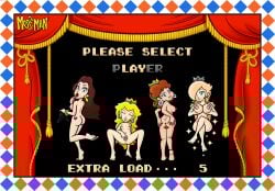 4girls anus ass breasts female mario_(series) pauline princess_daisy princess_peach princess_rosalina pussy tagme the_moss-man