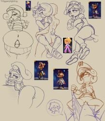 4_fingers absurd_res activision anthro anthro_penetrated ass bandicoot bent_over bottomless bracelet breasts clothed clothing coco_bandicoot cowgirl_position crash_(series) duo eye_patch eyebrows eyelashes eyewear eyewear_on_head female female_penetrated fingers footwear from_front_position goggles goggles_on_head grin hair hat headgear headwear hi_res human human_on_anthro human_penetrating human_penetrating_anthro interspecies jewelry long_hair looking_at_viewer looking_back lying male male/female male_penetrating male_penetrating_female mammal marsupial nipples on_bottom on_side on_top one_breast_out penetration penile penile_penetration penis penis_in_vagina presenting presenting_hindquarters pussy sex shoes smile socks teeth triggerpigart vaginal_penetration