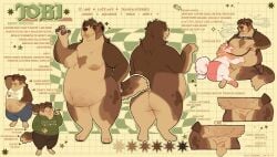 absurd_res ambiguous_gender animal_genitalia anthro balls belly big_balls big_belly blush breasts canid canine chibi clothing digital_media_(artwork) duo ear_piercing english_text eyewear eyewear_only facial_hair female fur gauged_ear genitals glasses glasses_only hair harness hi_res intersex jockstrap leash leash_pull lidded_eyes male mammal micropenis model_sheet moustache muzzledmammal nipple_piercing nipples nude obese obese_anthro obese_female open_mouth overweight overweight_ambiguous overweight_anthro overweight_female overweight_intersex penis piercing sagging_breasts sheath simple_background small_penis smile smoking solo tail teeth text tobi_(muzzledmammal) underwear vulva wearing_glasses