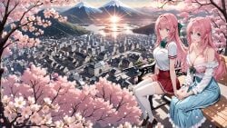 2girls ai_generated best_friends megami-ryou_no_ryoubo-kun otome_dori tagme