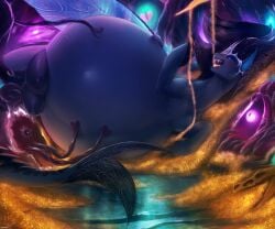 absurd_res anus bahnbahn belly big_belly big_teats black_body blue_eyes bodily_fluids equid european_mythology fan_character female feral genital_fluids genitals ginormous_belly greek_mythology hasbro hi_res hippocampus huge_belly huge_teats hyper hyper_belly hyper_pregnancy lying mammal marine my_little_pony mythology on_side penetration pregnant pregnant_female pregnant_feral sex sharp_teeth solo teats teeth tentacle tentacle_in_vagina tentacle_penetration tentacle_sex vaginal_penetration vaginal_penetration vulva wings
