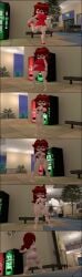 1girls 3d 3d_(artwork) areolae barefoot breasts completely_nude completely_nude_female dress exhibitionism female female_only friday_night_funkin full_body gf_fnf_fan girlfriend_(friday_night_funkin) mall naked naked_female nipples nude nude_female panties public public_nudity pussy solo solo_female stripping