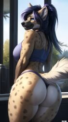 1girls ai_generated animal_ears animal_humanoid anthro ass big_breasts breasts cute female female_only furry furry_ass furry_breasts furry_ears furry_female furry_only furry_tail hi_res hyena hyenaloverai mammal nai_diffusion seductive stable_diffusion tagme tongue tongue_out