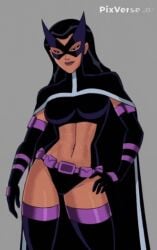 ai_generated ai_gif dc dcau helena_bertinelli huntress_(dc) ibnalxuffasch94 justice_league_unlimited