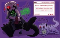 dandy's_world futanari monster_girl my_art rape request shelly_(dandy's_world) size_difference strawpage_request tv_head vee_(dandy's_world)