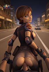 1boy 1girls ahe_gao ai_generated ass balls big_penis breasts doctor_payne doggy_style female female_penetrated from_behind from_behind_position fucked_silly highres large_penis legs_up male mating_press naked patreon penetration pussy rough_sex sabine_wren sex sex_from_behind sexual solo_focus star_wars star_wars_rebels testicles thick_penis