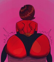 big_ass disney elastigirl female female_only helen_parr masochistmaverick massive_ass milf motion_lines muscular muscular_back pawg pixar pixar_mom shaking_ass superheroine the_incredibles thick_thighs thin_waist tight_fit twerking