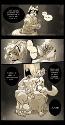 absurd_res animal_genitalia anthro anus ass ball_lick balls big_balls bisexual canid canine canis chest_tuft choker claws clothing comic crucifix dewclaw digitigrade domestic_dog dominant dominant_male english_text father_(lore) female fully_sheathed genitals group hand_on_head hi_res honest_radish hypnosis jewelry licking lingerie male male/female male/male mammal mind_control mother_(lore) necklace nipples nude oral parent_(lore) pawpads paws raised_tail sex sheath shocked smile son_(lore) speech_bubble submissive submissive_female submissive_male surprise tail text tongue tongue_out trio tuft vampire wolf