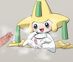 after_sex blush cum cum_covered cum_in_ass cum_inside excessive_cum gay human jirachi komeko-nk male messy nintendo open_mouth penis pokemon pokemon_(species) pokemon_focus pokephilia sex sitting spread_legs spreading video_games