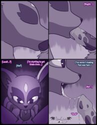 blush breasts closed_eyes comic cum_in_mouth deepthroat fellatio female furry male naughty_face nintendo nipples no_humans oral oral_sex pokemon pokemon_(species) sableye smile sneasel sweat tagme text vibrantechoes video_games