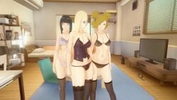 boruto:_naruto_next_generations bra breasts hyuuga_hinata ino_yamanaka koikatsu lingerie milf naruto nude pornography pussy sex temari underwear