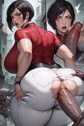 ada_wong ai_generated big_ass big_breasts normalcapybara1343 zombie