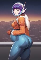 ai_generated ass juno_(overwatch) overwatch overwatch_2 pregnancy pregnant pregnant_belly ready_to_pop