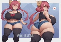 1girls ai_generated aibuta alternate_body_type alternate_breast_size alternate_costume athletic athletic_female big_ass big_breasts big_butt bimbo_lips breasts breasts_bigger_than_head character_sheet child_bearing_hips curvaceous curves curvy curvy_body curvy_female curvy_figure curvy_hips female female_only gigantic_ass gigantic_breasts hi_res high_resolution highres hips hips_wider_than_shoulders hourglass_figure huge_breasts hyper hyper_breasts ilulu_(dragon_maid) massive_breasts massive_thighs miss_kobayashi's_dragon_maid pink_hair red_eyes shiny_skin shortstack skull_crushing_thighs solo solo_female solo_focus stable_diffusion thick_ass thick_thighs thighs voluptuous voluptuous_female wide_hips