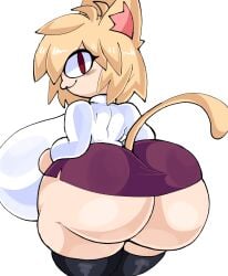 big_ass big_breasts breasts bubble_butt dork_boi female furry huge_ass huge_breasts lewd_dorky melty_blood neco-arc thick_thighs tsukihime wide_hips