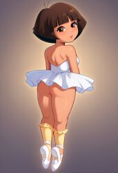 ai_generated dora_marquez dora_the_explorer landidzu_(style) tagme tutu