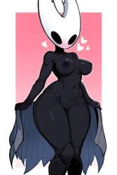 ai_generated black_skin bug hollow_knight insect_girl novelai nude tagme