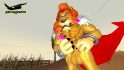 anthro anthro_lion cock cum dick furry hal_labs king kirby_and_the_forgotten_land leongar lion male masturbating masturbation muscle muscles muscular muscular_furry muscular_lion naked nintendo nudity penis public public_nudity sfm source_film_maker tysondragon