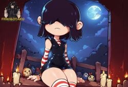 ai_generated frik10taku friki8otaku gothic_girl halloween lucy_loud nickelodeon the_loud_house