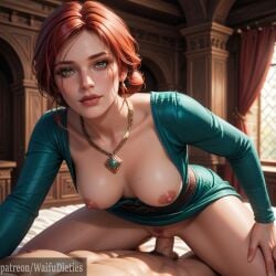 ai_generated breasts female light-skinned_female light-skinned_male looking_at_viewer male nipples penetration penis pubic_hair pussy red_hair riding_penis sex the_witcher_(series) the_witcher_3:_wild_hunt triss_merigold vaginal_penetration waifudieties