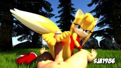 1futa 1girls 3d animated footjob gif shantae shantae_(character) sja1986 sonic_(series) sonic_boom zooey_the_fox