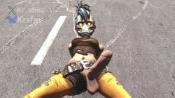 3d balls ballsack borderlands borderlands_3 clothed dick dickgirl futa_only futanari glowing_eyes kr_sfm looking_at_viewer loop looping_animation mask masked masked_futa psycho_(borderlands) source_filmmaker swinging_balls swinging_penis tagme video