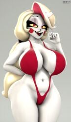 1girls 2025 alternate_version_available artist_name ass big_ass big_breasts bikini bikini_only black_lips black_lipstick blonde_female blonde_hair blonde_hair blonde_hair_female blush blush blush_stickers blushing_at_viewer blushing_female breasts charlie_morningstar_(hazbin_hotel) english english_text fangs female female_focus female_only hazbin_hotel light-skinned_female light_skin lips lipstick mostly_nude mostly_nude_female nude nude_female oerba_yun_fang red_bikini relliksb sling_bikini solo solo_female solo_focus text thick_thighs thighs vivienne_medrano vivziepop white-skinned_female white_body white_skin