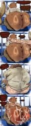 2boys after_anal after_sex anal anal_sex animate_inanimate anthro ass ass_focus bara bara_ass bbm bear bear_tail before_sex big_ass brown_fur bruises bus bus_interior bus_sex cum cum_in_ass cum_on_ass cum_on_body cum_on_face cum_rope dialogue enormous_ass enormous_penis excessive_cum faceless_male gay gay_sex hi_res highres huge_ass human_on_anthro hyper_ass hyper_penis male male_only massive_ass pants_down red_ass rough_sex sequence sex spank_marks speech_bubble sweat sweatdrop sweaty_butt teddy_bear trashtoonz ursid ursid_humanoid ursine veiny_penis yaoi