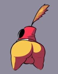 1boy armless ass balls big_ass cup cuptain_(deltarune) cute deltarune male male_only shortstack solo thick_ass thick_thighs undertale undertale_(series)