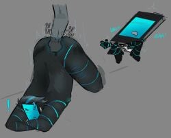 fisting fisting_ass fist gay_fisting gay gay_sex gay_male gay_anal 1boy mephone4 mephone mephone4_(ii) inanimate_insanity inanimate_insanity_(season_2) inanimate_insanity_invitational self_harm_scars tremble_lines tremble_spikes yaoi anonymous_character moaning after_sex after_anal anal_juice gijinka adamation_inc. adamationz grey_background object_shows object_show yokosokirai fat_ass x-ray blush blushing blush_lines motion_lines