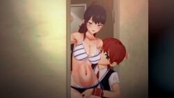 1boy 1girls 3d 3d_animation 3d_model 3d_render animated animation ass bikini bikini_top black_hair blue_eyes breasts completely_nude cowgirl_position cum cum_in_pussy cum_inside female fluid_animation fluids fluids_genitals gridman_universe gridman_universe_film hi_res hibiki_yuuta hongcha03 juicy_ass juicy_butt juicy_pussy koikatsu masturbation navel nude oblivionis19 penetration penis pleasure_face ponytail pussy sex sexy_pose short_video shorter_than_30_seconds sound sound_effects ssss.dynazenon ssss.gridman swimsuit swimwear tagme takarada_rikka thick_thighs uncensored vaginal_penetration video white_body white_skin