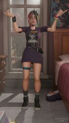 1girls 2026 3d 3d_(artwork) alternate_version_available animated areolae ass big_ass blender breasts bubble_ass bubble_butt clothed clothed/nude clothing dance dancing dashyarts detailed_background emote epic_games female female_focus female_only fortnite fortnite:_battle_royale freckles freckles_on_face green_eyes helsie_(fortnite) high_quality high_resolution highres light-skinned_female light_skin medium_breasts multicolored_hair music nipples nude oversized_shirt petite petite_body petite_female pussy pussy_lips shadow shaved_crotch shaved_pussy shirt small_breasts small_breasts_big_ass tagme thick_ass vagina video watermark