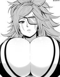 baiken from guilty gear by lughost