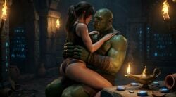 2026 ai_generated animated ass_focus ass_grab brown_hair cowgirl_position dominant dominant_female fantasy female femdom fit fit_female high_quality high_resolution highres lara_croft lara_croft_(survivor) leshay7 looking_at_viewer male moaning orc orc_male orgasm orgasm_face passionate penetration penis perfect_ass perfect_body perfect_legs ponytail pussy riding riding_cock riding_penis seductive_look shorter_than_10_seconds shy_male sitting_on_lap sitting_on_person sound tagme tamed thong thong_bikini tight_pussy tomb_raider tomb_raider_(survivor) toned_female video video_games