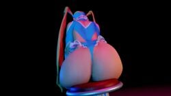 3d animated huge_ass rainbow_mika superdougie tagme twerking video