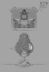 animatronic anthro balls big_balls big_glans big_penis bodily_fluids common_hippopotamus cum cum_on_ground ejaculation excessive_cum excessive_genital_fluids five_nights_at_freddy's five_nights_at_freddy's:_security_breach foreskin genital_fluids genitals glamrock_mr._hippo glamrock_mr._hippo_(fnaf) glans glory_wall hi_res hippopotamid huge_balls huge_penis katsel machine male male_only mammal monochrome mr._hippo_(fnaf) penis photo public_use retracted_foreskin robot scottgames scrotum_flap solo steel_wool_studios sticker unusual_bodily_fluids unusual_cum unusual_genital_fluids watermark
