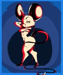 1girls anthro female furry mina_(mina_the_hollower) mina_the_hollower mouse pinup princesskari tagme
