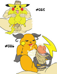 balls bondage bound cum cum_on_face cum_on_stomach erection female feral foot_fetish footjob human josemalvado josemalvado_pokemon_series male nintendo penetration penis pikachu pokemon pokemon_(species) pokephilia precum pussy raichu sex stomach_bulge straight tagme tailjob vaginal_penetration video_games