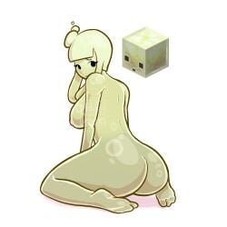 sulfur cube (minecraft) from minecraft by diddlesdoodles