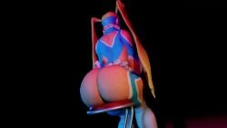 3d animated huge_ass rainbow_mika superdougie tagme twerking video